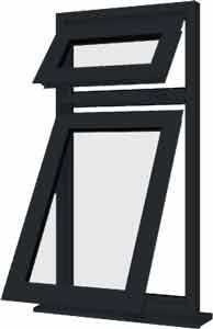 Grey uPVC Window Design 95