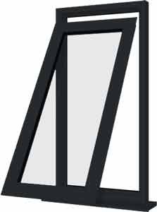 Grey uPVC Window Design 102