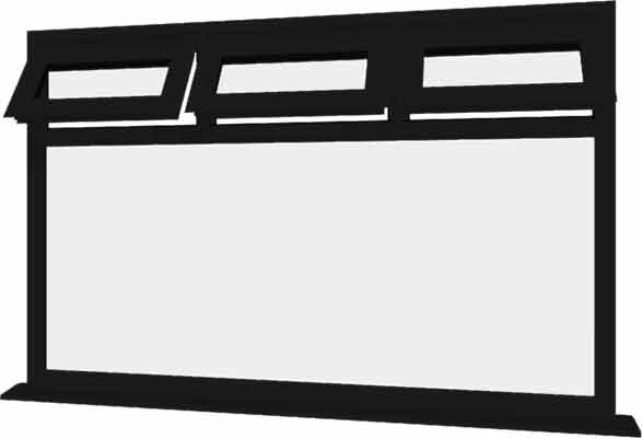 Black uPVC Window - Design 81