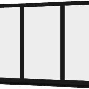 Black uPVC Window - Design 68