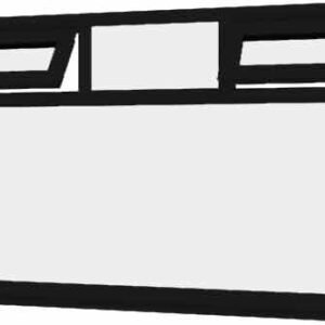 Black uPVC Window - Design 53