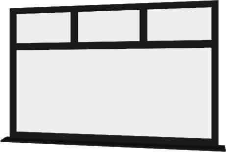 Black uPVC Window - Design 31