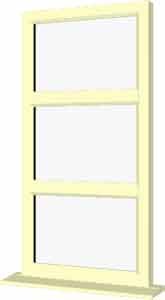 Cream uPVC Window - Design 92