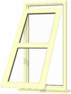 Cream uPVC Window - Design 10