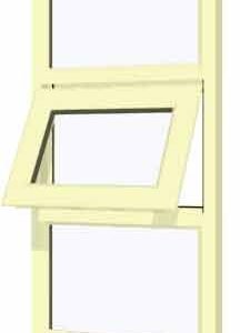 Cream uPVC Window - Design 89