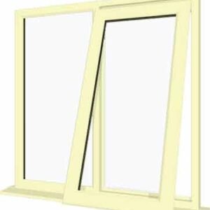 Cream uPVC Window - Design 87