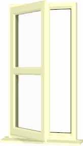 Cream uPVC Window - Design 2