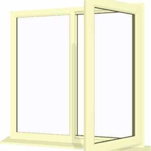 Cream uPVC Window - Design 85