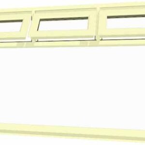 Cream uPVC Window - Design 81