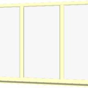 Cream uPVC Window - Design 68