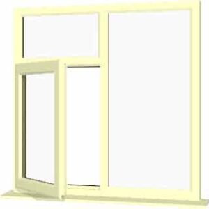 Cream uPVC Window - Design 46