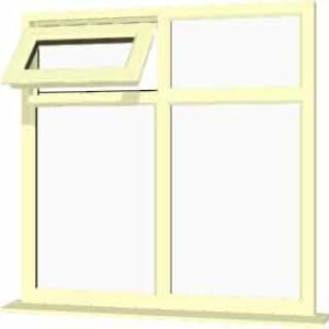 Cream uPVC Window - Design 24