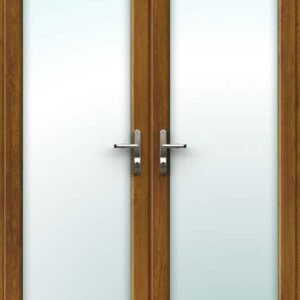 Golden Oak French Door - Set