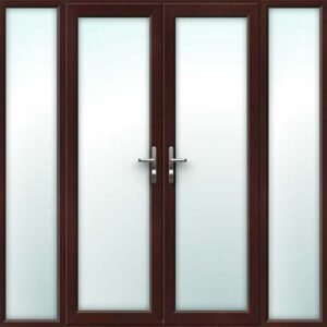 Rosewood French Door - Set with Side Panels