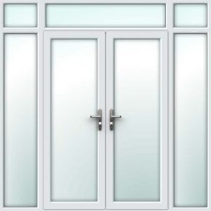 White French Door - Set with Side Panels & Top Light
