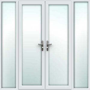 White French Door - Set with Side Panels