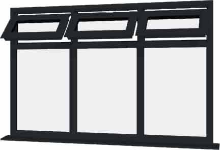 Aluminium Window - Design 12