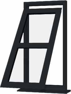 Grey uPVC Window - Design 10