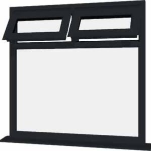 Grey uPVC Window - Design 82