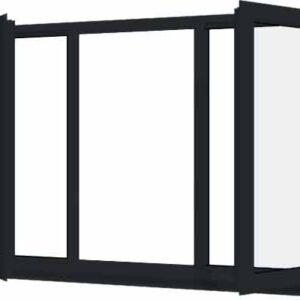 Grey uPVC Window - Design 80