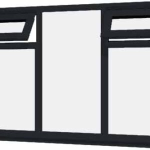 Grey uPVC Window - Design 72