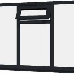 Grey uPVC Window - Design 61