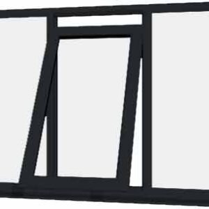 Grey uPVC Window - Design 58