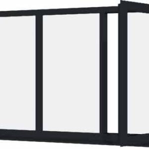 Grey uPVC Window - Design 40
