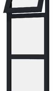 Grey uPVC Window - Design 16