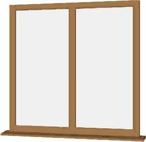 Irish Oak uPVC Window - Design 69