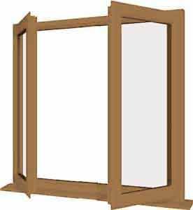 Irish Oak uPVC Window - Design 90