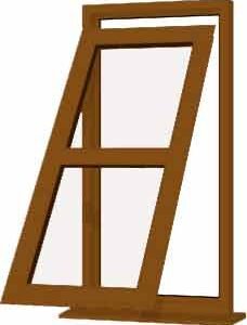 Oak uPVC Window - Design 10