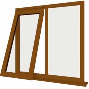 Oak uPVC Window - Design 88