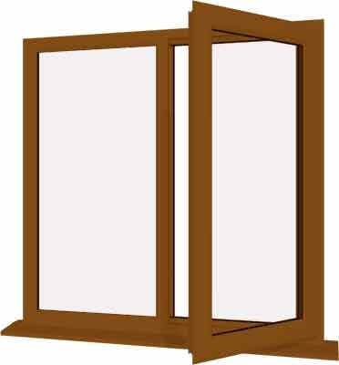 Oak uPVC Window - Design 85