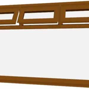 Oak uPVC Window - Design 81