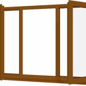Oak uPVC Window - Design 80