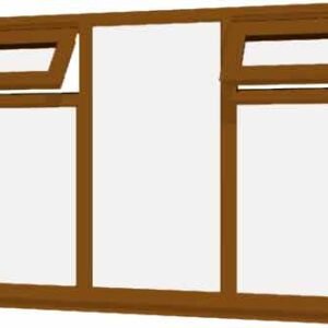 Oak uPVC Window - Design 72