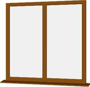 Oak uPVC Window - Design 69