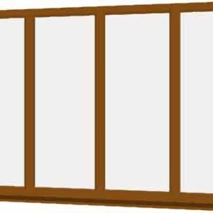 Oak uPVC Window - Design 66