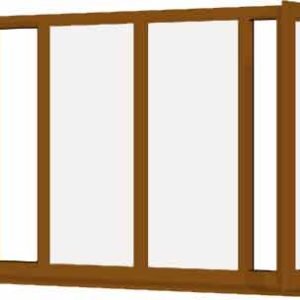 Oak uPVC Window - Design 65