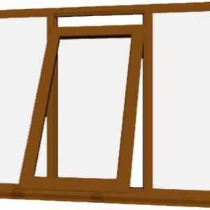 Oak uPVC Window - Design 58