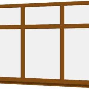 Oak uPVC Window - Design 55