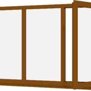 Oak uPVC Window - Design 40