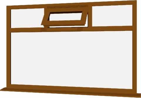 Oak uPVC Window - Design 28