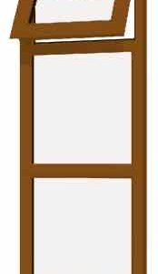 Oak uPVC Window - Design 16