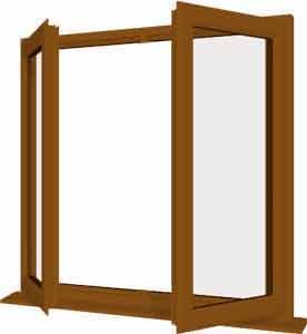 Oak uPVC Window - Design 90