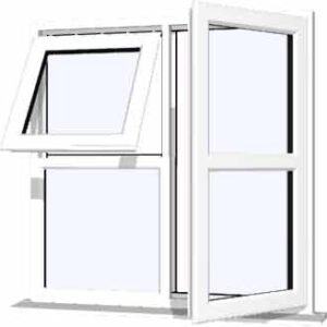 White uPVC Window - Design 12
