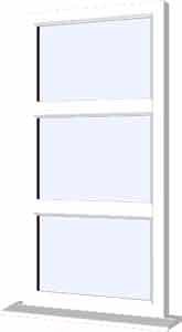 White uPVC Window - Design 92