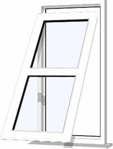 White uPVC Window - Design 10