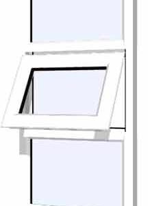 White uPVC Window - Design 89